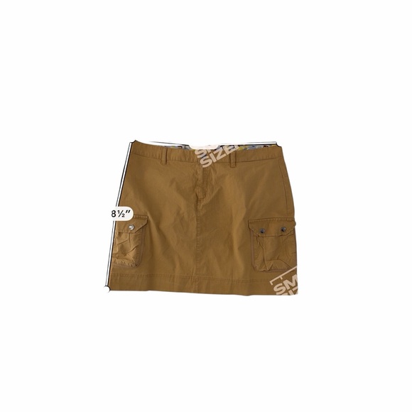 Columbia Tan Cargo Mini Skirt - Picture 8 of 10